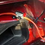The fuse holder screwed onto the bulkhead
