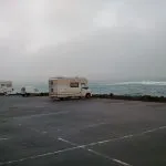 The overnight park up - Sennen Cove harbour car park
