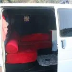 Snug interior of this T4 van