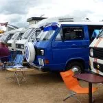 The VW T3 and T25 campers were well represented