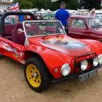 Great artwork on the front of this VW beach buggy