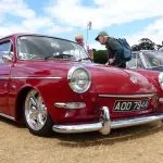 Check out the camber on the rear wheels of this VW Type 3