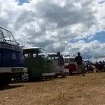 VW Bay window campers were well represented