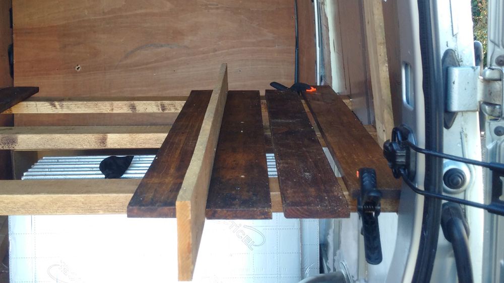 Getting a uniform gap in the bed slats
