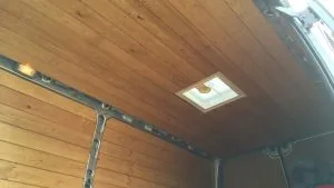 The roof completed - just the corner pieces to add now