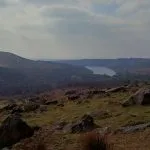 The view toward Burrator Reservoir