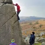Taking a breather on Cuckoo Rock