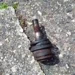 The old top ball joint - knackered!