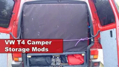 VW T4 Van rear storage modifications
