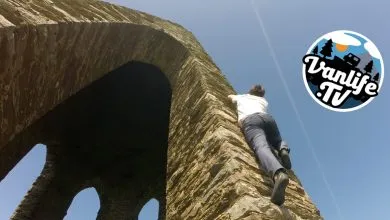 Climbing the Daymark, Kingswear, Devon