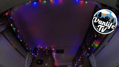 LED Christmas Lights Installation into a campervan