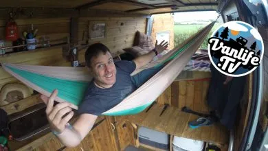 How to install a hammock in a campervan